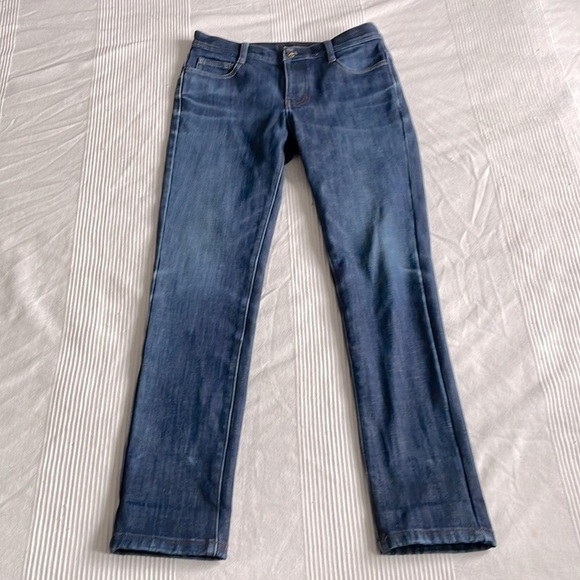 Peacebird Straight Leg High Rise Dark Wash Jeans Size 29 - Picture 1 of 8